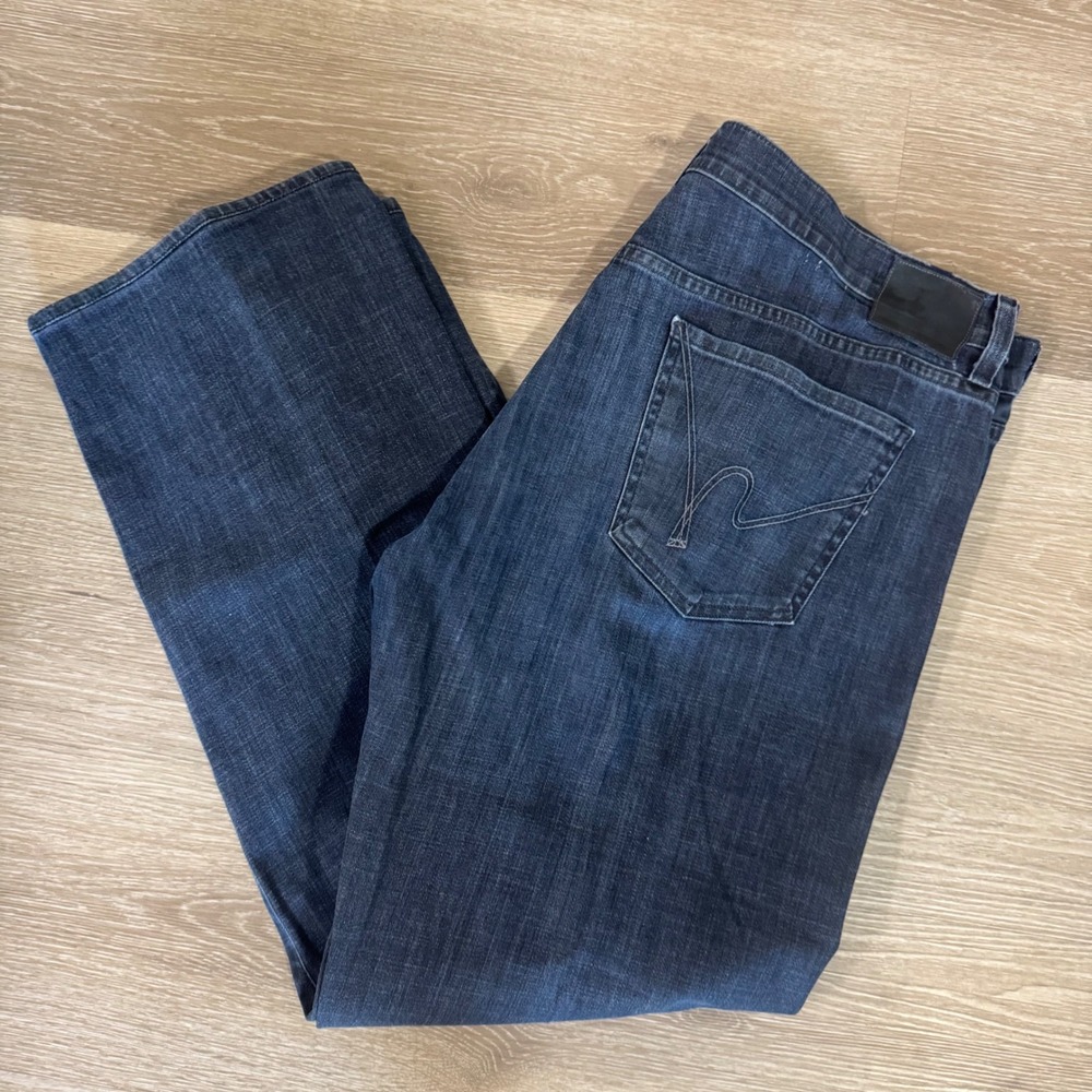 Citizens‎ of Humanity Perfect Relaxed Jeans Mens 40 Blue Dark Wash Denim USA